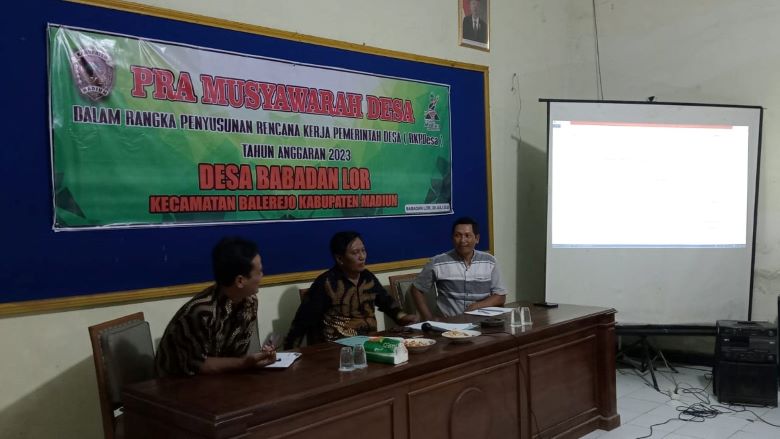 Pra Musdes Dalam Rangka Penyusunan RKPDes TA 2023 Desa Babadan Lor