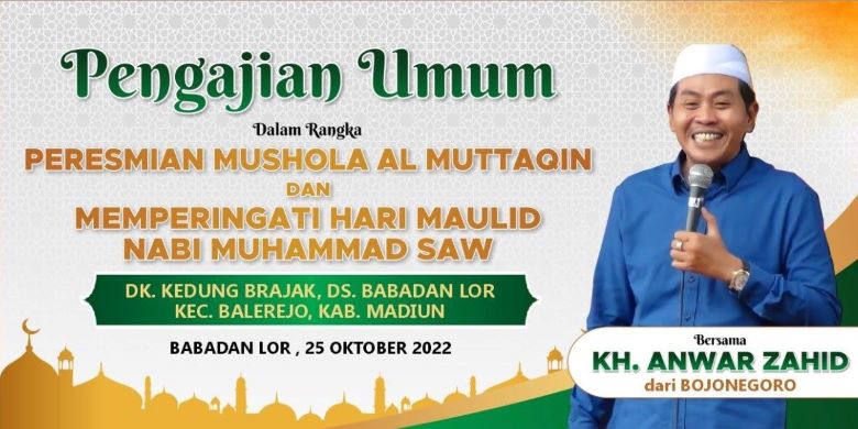 Live : Pengajian Umum KH. Anwar Zahid Di Mushola Al Muttaqin Dusun Kedungbrajak