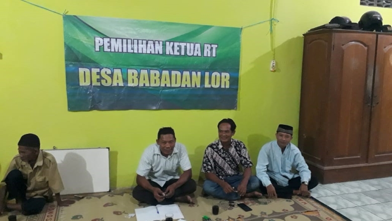 Unggul Dalam Penghitungan Suara, Suwito Terpilih Sebagai Ketua RT 020 Yang Baru